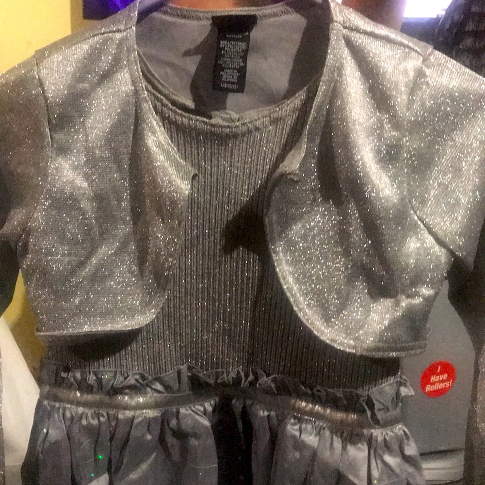 💍 SILVER Dress sparkles like a ring 💍